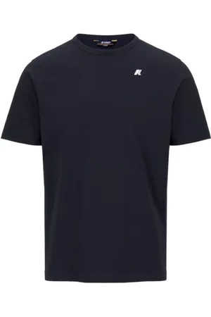 K-Way Tops, Heren, Blauw, M, Katoen, T-shirt met korte mouwen