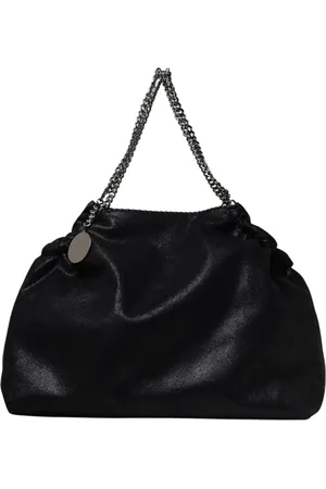 Stella McCartney Tassen, Dames, Zwart, ONE Size, Leer, Ketting Tote Tas voor Vrouwen