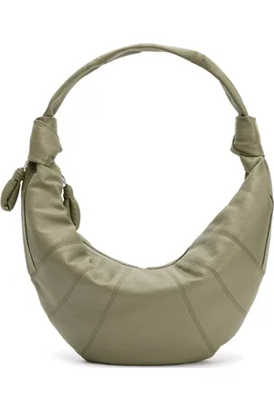 LEMAIRE Tassen, Dames, Groen, ONE Size, Croissant Tas voor Gelukszoekers