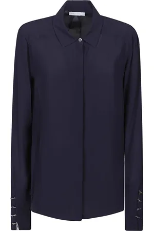 Patrizia Pepe Blouses & Shirts, Dames, Blauw, S, Stijlvolle longsleeve