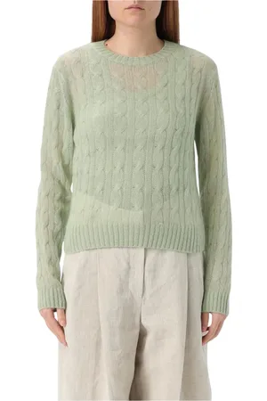 Brunello Cucinelli Truien, Dames, Groen, 2Xl, Kasjmier, Luxe Cashmere Cardigan Sweater