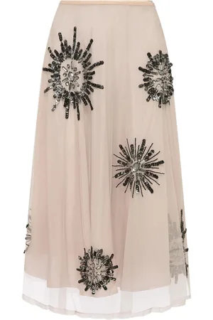 Maliparmi Rokken, Dames, , 2Xs, Polyester, Bloemen Polyester Rok
