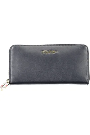 Tommy Hilfiger Accessoires, Dames, Blauw, ONE Size, Blauwe Damesportemonnee met 5 Compartimenten