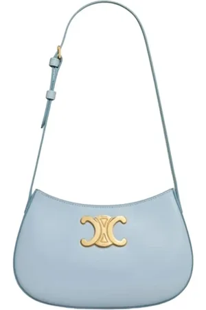 Céline Tassen, Dames, Blauw, ONE Size, Elegante Schoudertas