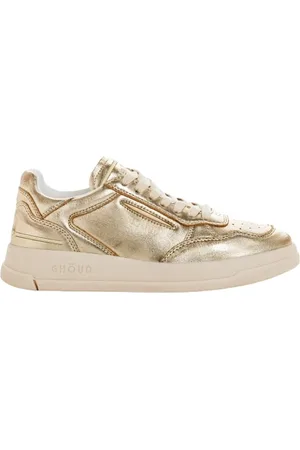 Ghoud Schoenen, Dames, Geel, 36 EU, Iridescent Sneakers voor stijlvolle stappen