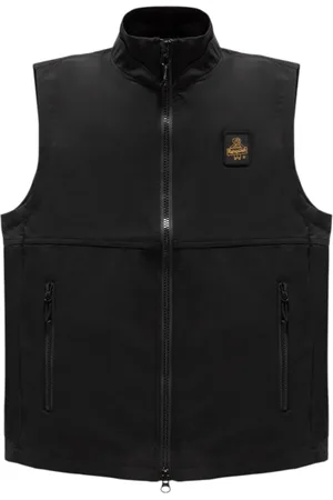RefrigiWear Jassen, Heren, Zwart, M, Zwarte Mouwloze Vest voor Mannen