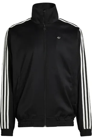 adidas Sweatshirts & Hoodies, Heren, Zwart, L, Polyester, Premium Firebird Track Top Zwart