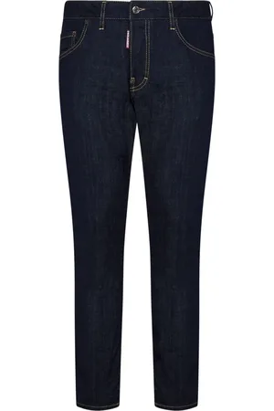 Dsquared2 Jeans, Heren, Blauw, 4Xl, Katoen, Slim-fit Blauwe Jeans Ss 25