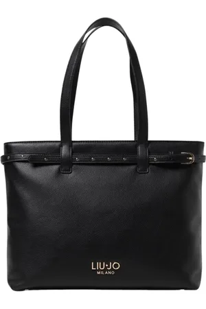 Liu Jo Tassen, Dames, Zwart, ONE Size, Leer, Elegante crossbodytas met riemdetail
