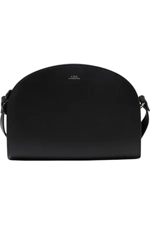 A.P.C. Tassen, Dames, Zwart, ONE Size, Leer, Zwarte Crossbody Tas