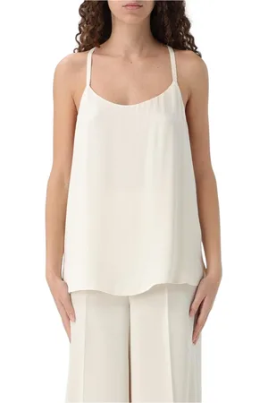 Twin-Set Tops, Dames, Wit, XL, Parel Cami Top
