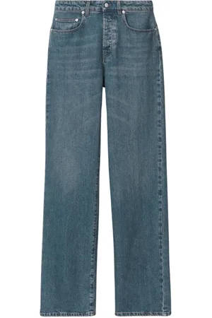 Fabiana Filippi Jeans, Dames, Blauw, M, Elegante Blauwe Wide Leg Jeans