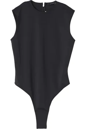 MUGLER Tops, Heren, Zwart, M, Zwart Aansluitend Bodywear