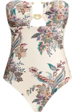 ZIMMERMANN Badkleding, Dames, Veelkleurig, S, Rhiannon Knoop Badpak