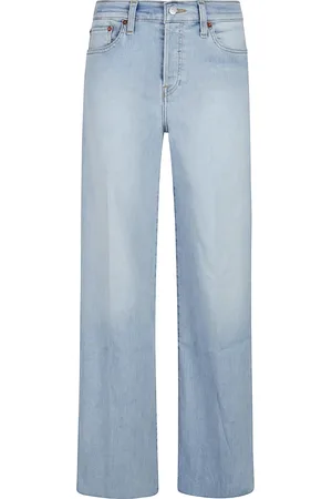 RE/DONE Jeans, Dames, Blauw, W27, Palazzo Jeans voor vrouwen