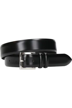 Orciani Accessoires, Heren, Zwart, 110 CM, Leer, Zwarte Leren Riem Matte Afwerking