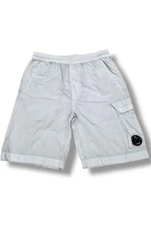 C.P. Company Korte broeken, Heren, Grijs, L, Cargo Chrome-R Shorts in Grijs