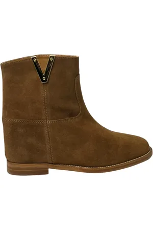 Via Roma Schoenen, Dames, Bruin, 38 1/2 EU, Accessoire V Enkellaarzen