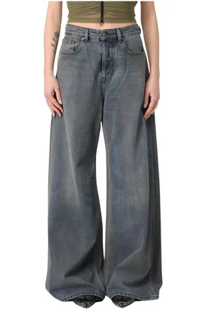Diesel Jeans, Dames, Blauw, W25, Katoen, Gewatteerde Schoudertas