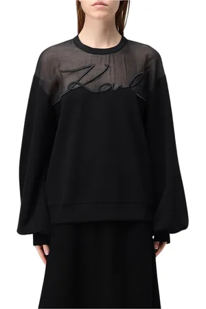 Karl Lagerfeld Sweatshirts & Hoodies, Dames, Zwart, L, Sweatshirts & Hoodies