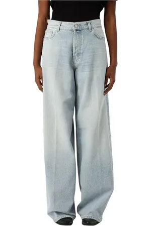 haikure Jeans, Dames, Blauw, W28, Klassieke Blauwe Wide Leg Jeans