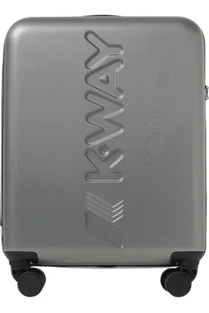 K-Way Koffers, Dames, Grijs, ONE Size, Grijze Reiskoffer voor Vrouwen