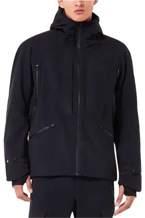 Oakley Jassen, Heren, Zwart, L, Leer, Flex Tech Jack Blackout Waterdicht