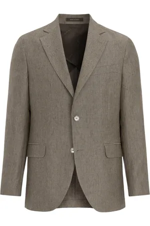 Oscar Jacobson Jassen, Heren, Bruin, L, Bruine Blazer Tailoring