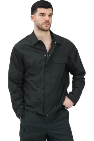 Armani Exchange Overhemden, Heren, Groen, S, Stijlvolle Overhemden Collectie