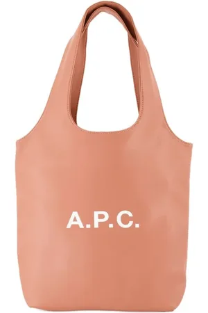 A.P.C. Tassen, Dames, Roze, ONE Size, Katoen, Roze Synthetische Kleine Tote Tas