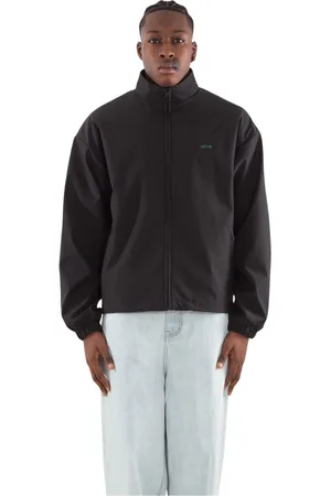 Arte Antwerp Jassen, Heren, Zwart, XL, Zwarte Jack met Rits en Logo op de Rug