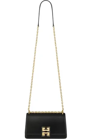 Givenchy Tassen, Dames, Zwart, ONE Size, Leer, Zwarte Crossbody Tas Kettingband