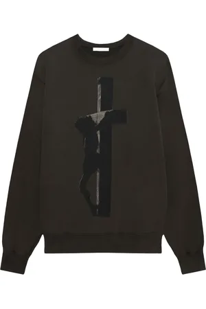 1989 STUDIO Sweatshirts & Hoodies, Heren, Zwart, XL, Katoen, Crewneck Sweatshirt