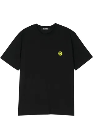 BARROW Tops, Heren, Zwart, XL, Katoen, Zwarte Jersey T-Shirt Unisex