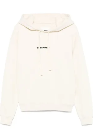 Jil Sander Sweatshirts & Hoodies, Heren, , S, Katoen, Witte Sweater Ss 25