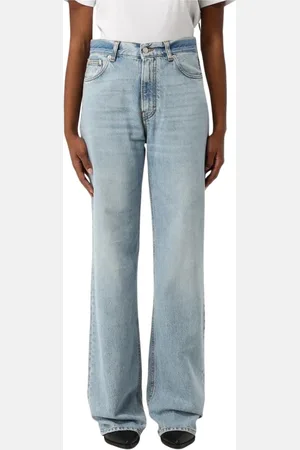 haikure Jeans, Dames, Blauw, W24, Blauwe Wide Leg Jeans
