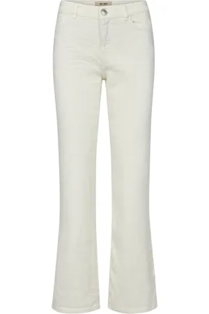 Mos Mosh Jeans, Dames, Wit, W31, Katoen, Klassieke Flare Jeans Wit