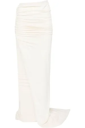 Rick Owens Rokken, Dames, , S, Natuurlijke, zwierige rok