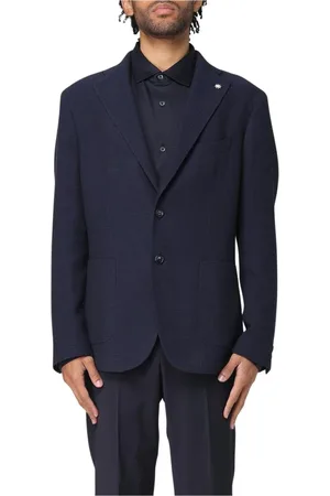 Manuel Ritz Jassen, Heren, Blauw, 3Xl, Witte Linen Blend Blazer