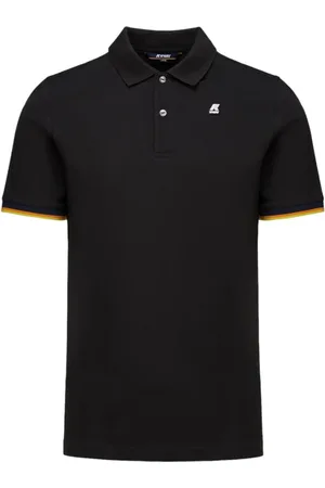 K-Way Tops, Heren, Zwart, L, Katoen, Vincent Polo