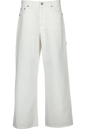 Khaite Broeken, Dames, Wit, W28, Witte Sowen Jeans Lente-Zomer 2025