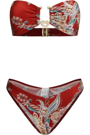 ZIMMERMANN Badkleding, Dames, Veelkleurig, S, Rhiannon Knoop Badpak