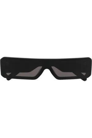 Rick Owens Accessoires, Dames, Zwart, ONE Size, Temple Zonnebril