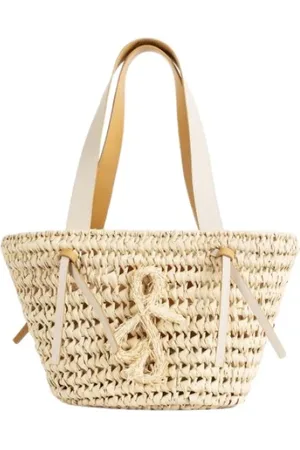 Ruslan Baginskiy Tassen, Dames, , ONE Size, Katoen, Stro Corn Manden Tas