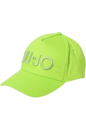 Liu Jo Accessoires, Dames, Groen, ONE Size, Katoen, Geborduurde Logo Baseball Cap