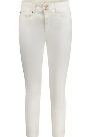 Guess Jeans, Dames, Wit, W32, Katoen, Witte Katoenen Jeans & Broek