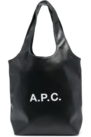 A.P.C. Tassen, Dames, Zwart, ONE Size, Polyester, Zwarte Schoudertas Damesmode