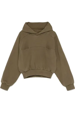 Entire Studios Sweatshirts & Hoodies, Dames, Bruin, XS, Militaire Dubbele Hood Jas