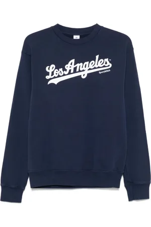 Sporty & Rich Sweatshirts & Hoodies, Dames, Blauw, 2Xl, Sportieve Trui St 071627667Bl Dkna