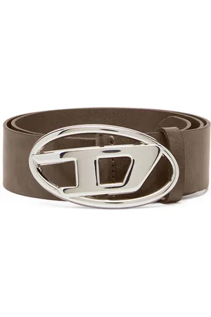 Diesel Accessoires, Dames, Bruin, 100 CM, Leer, Leren Riem
